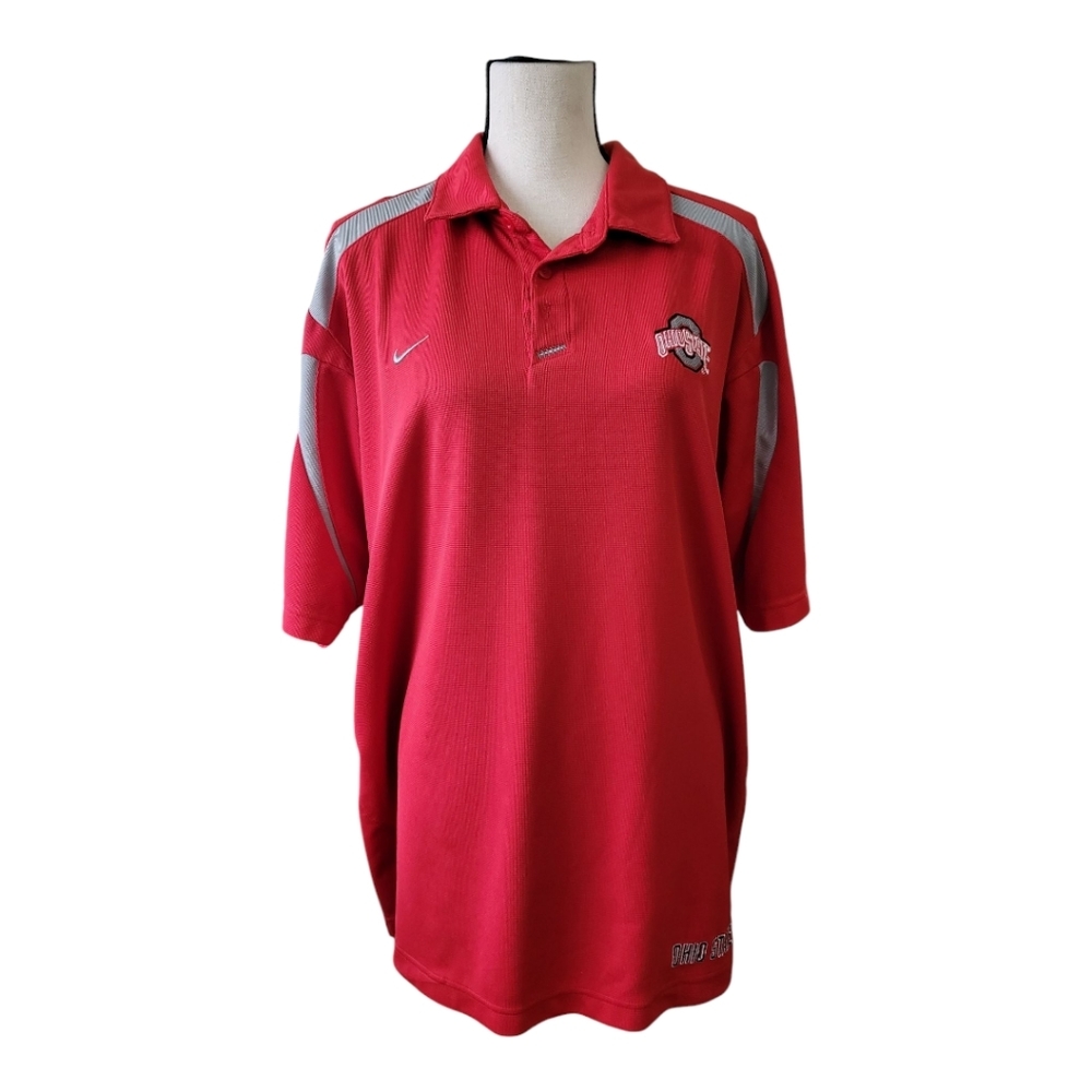 Nike fit dry osu‎ mens polo Size L